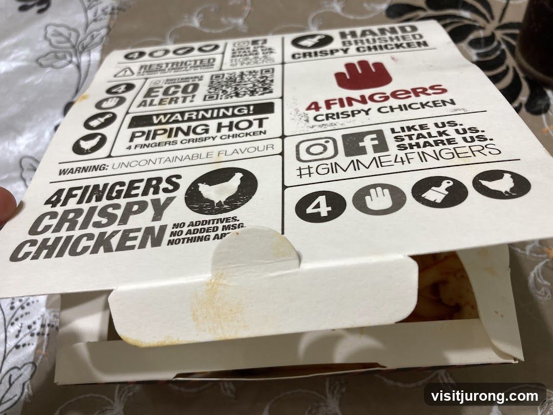 4Fingers Crispy Chicken Packaging