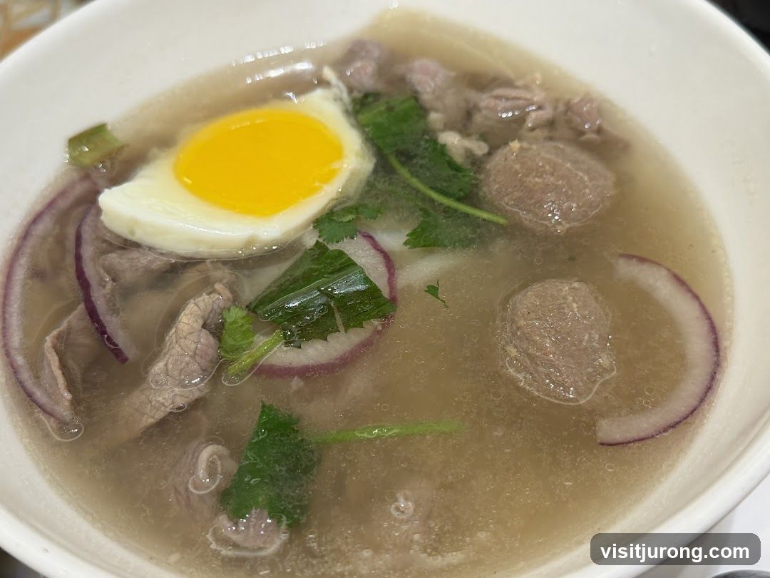 Pho with Beef and Egg