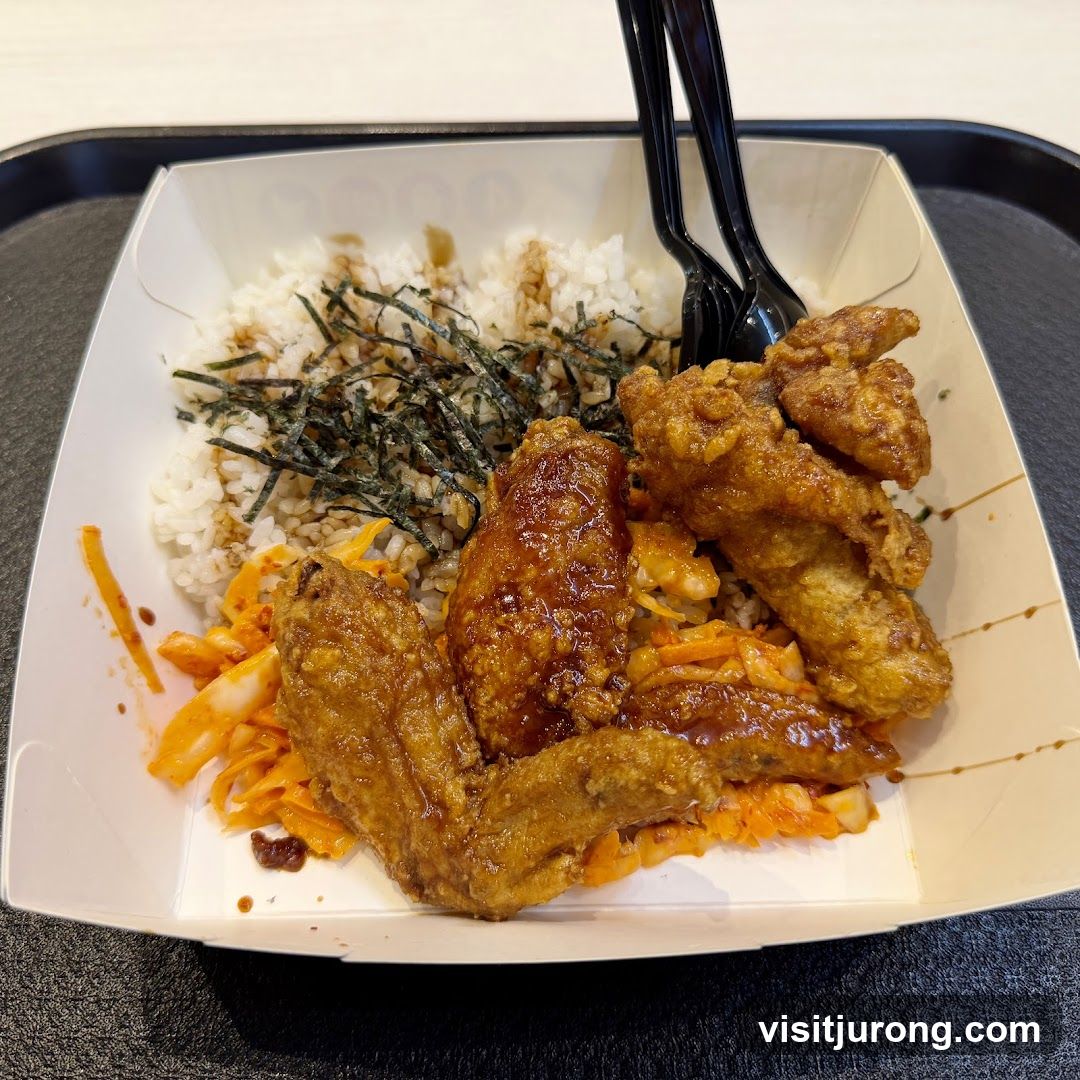 Chicken Wings with Rice