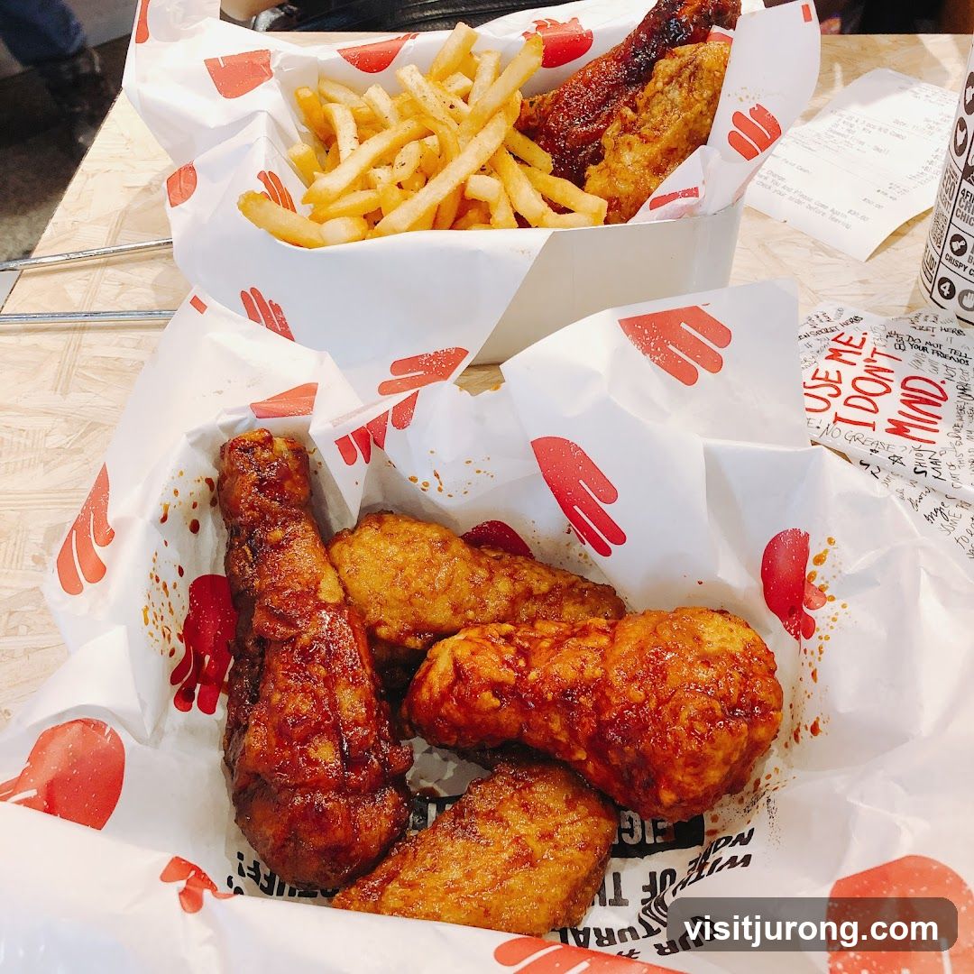 Fried Chicken and Fries