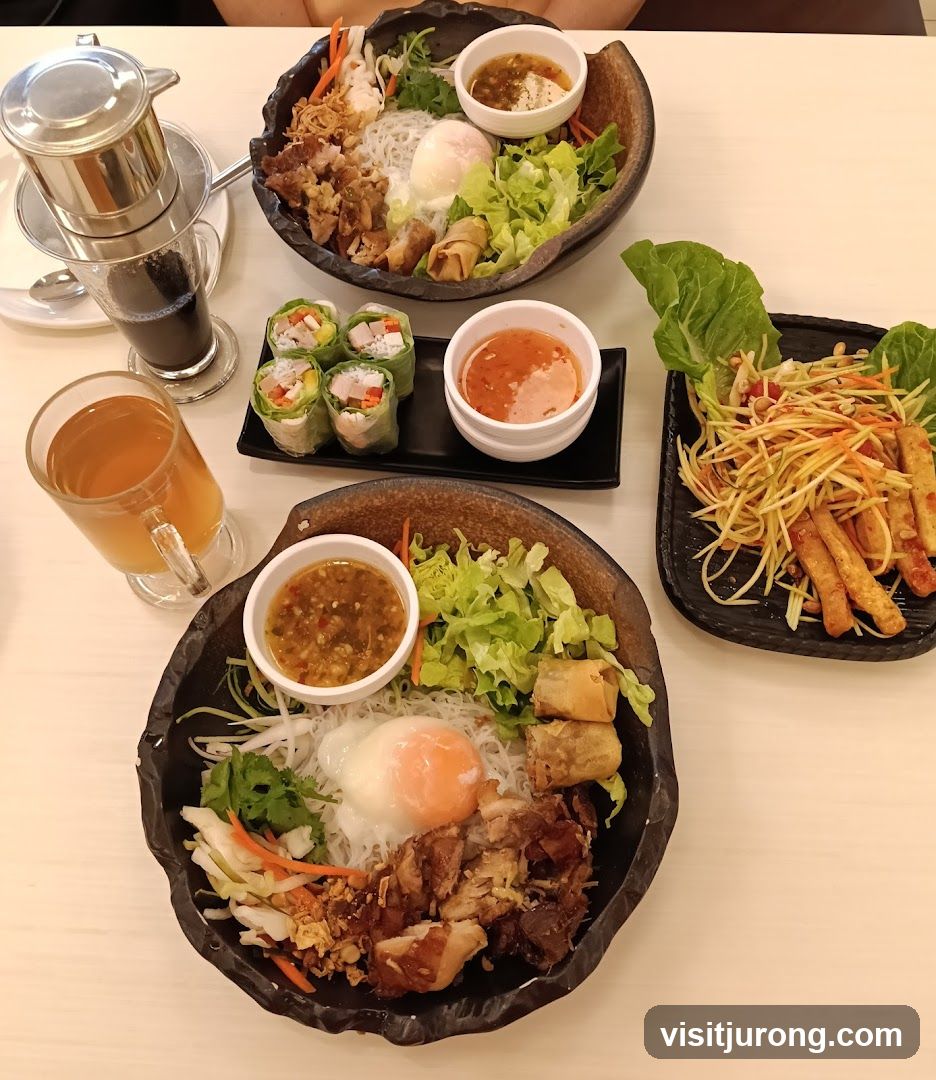 Vietnamese Food Spread