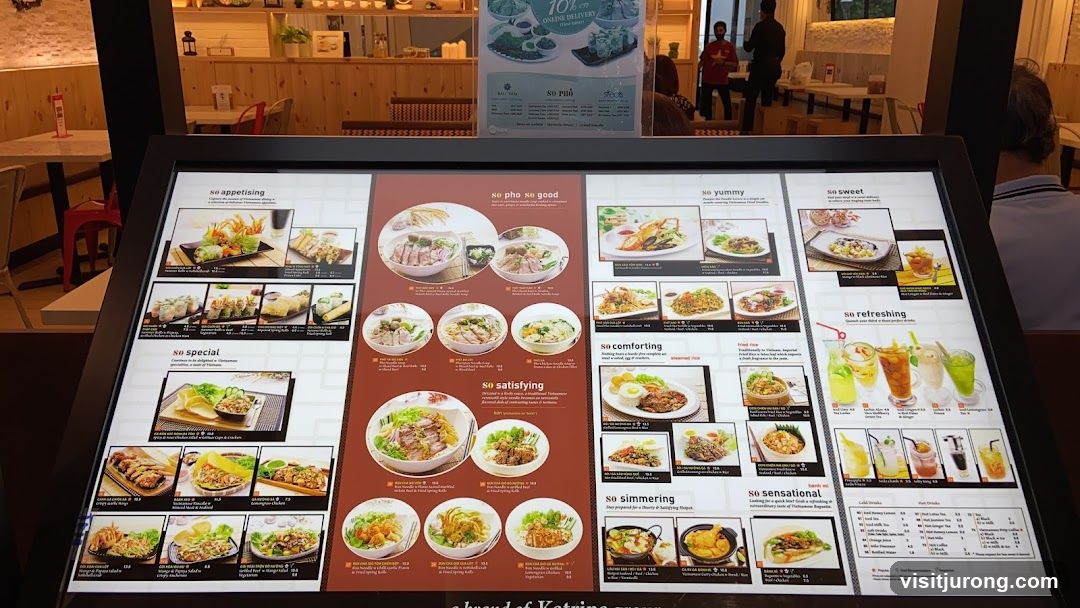 So Pho Menu