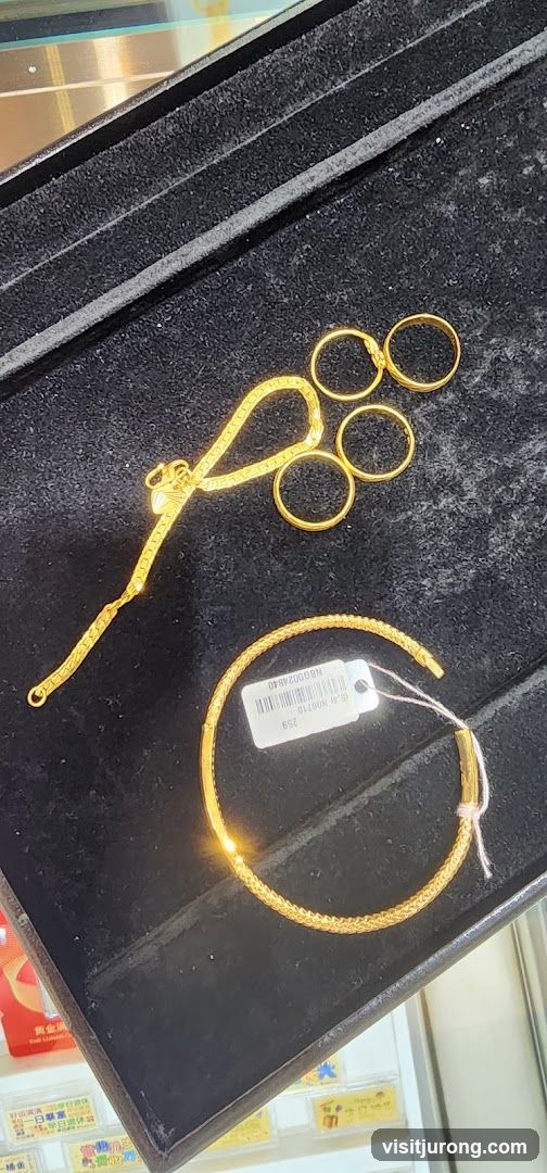 Gold Jewelry Display