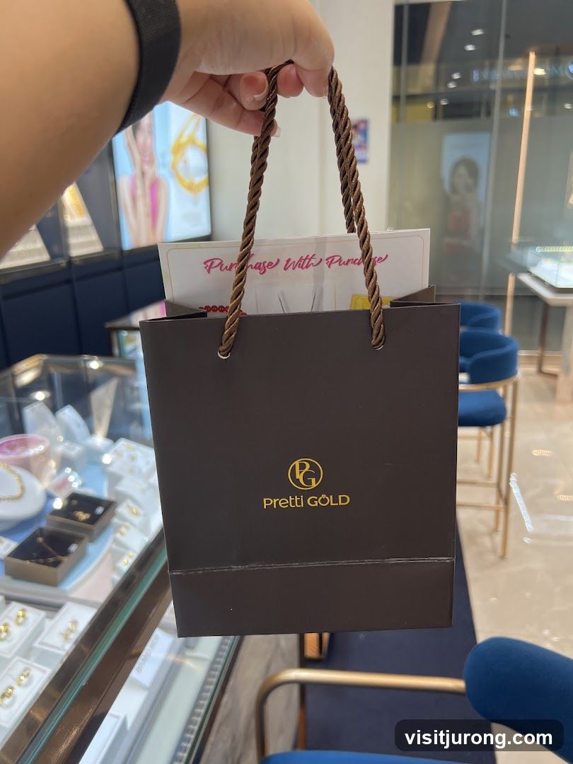 Shopping Bag with Jewelry Store Logo