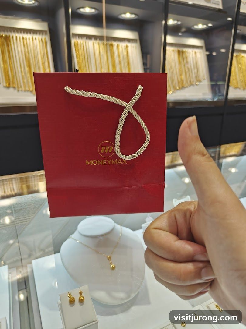 Jewelry Display with Branded Bag