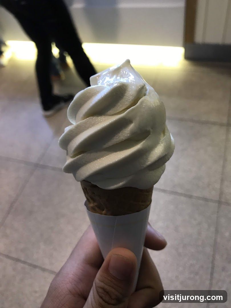 Soft Serve Ice Cream Cone