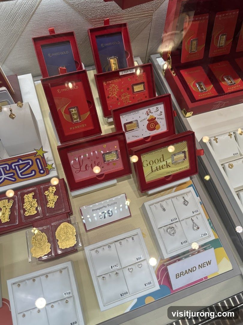 Gold Jewelry Display