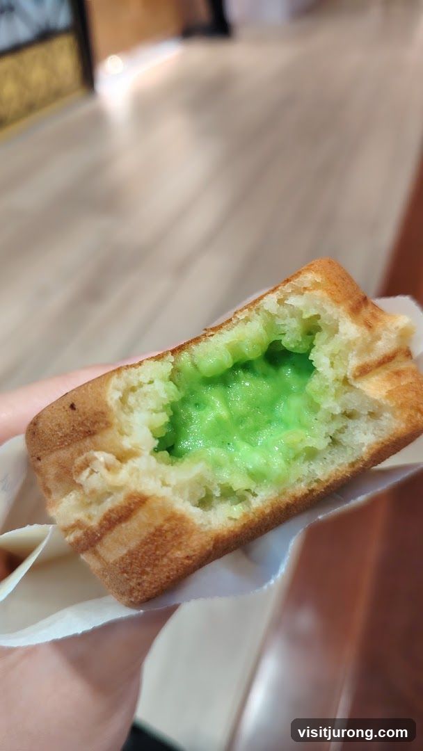 Green Cream Filled Pastry