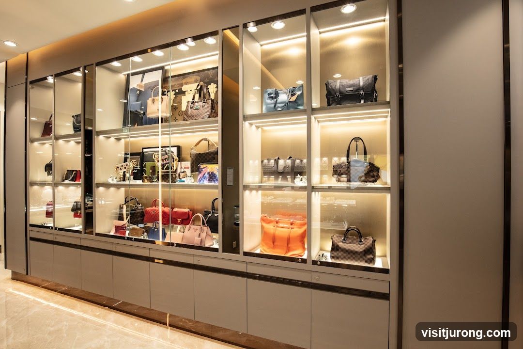 Designer Handbag Display