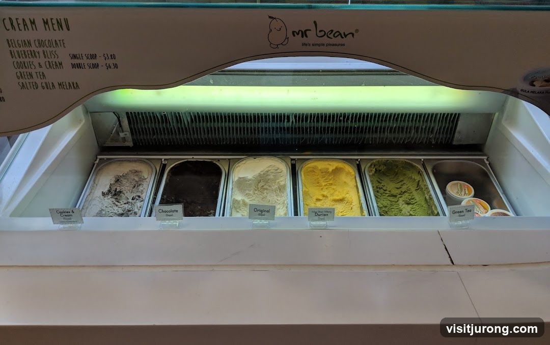 Mr. Bean Cream Menu