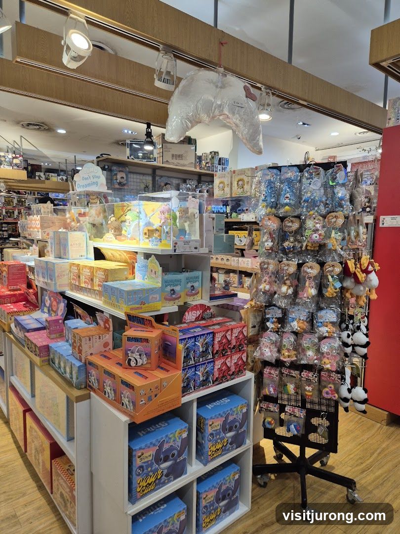 Store Interior with Collectible Toys