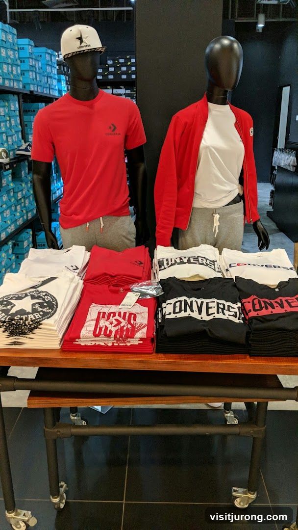 Converse T-shirts and Apparel Display
