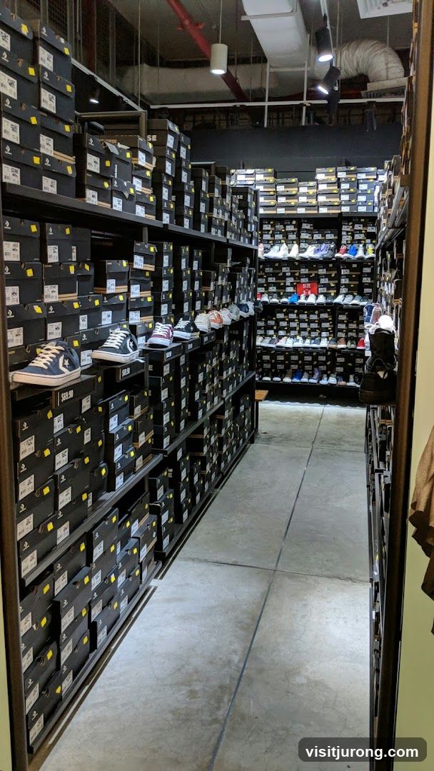Shoe Store Aisle