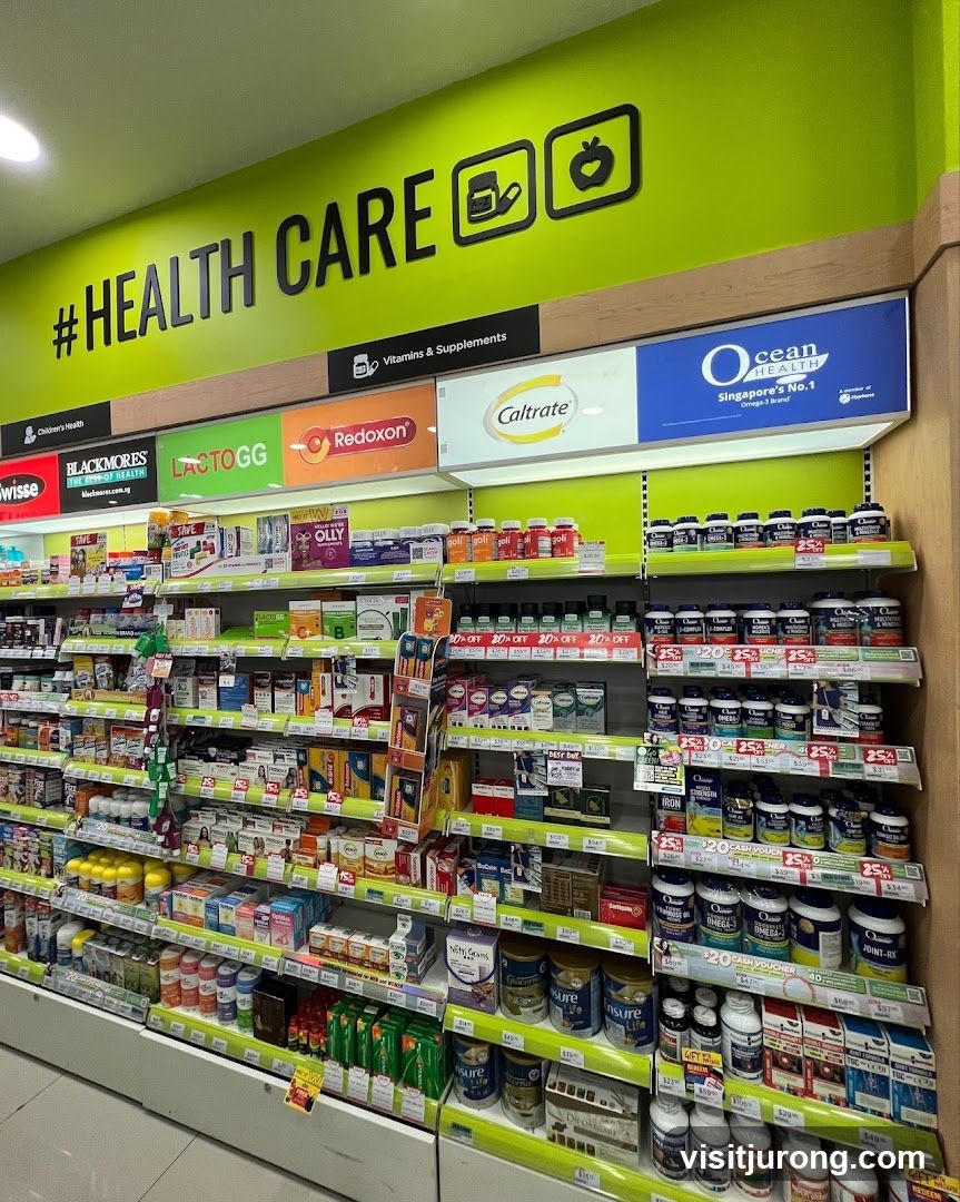 Vitamins and Supplements Aisle