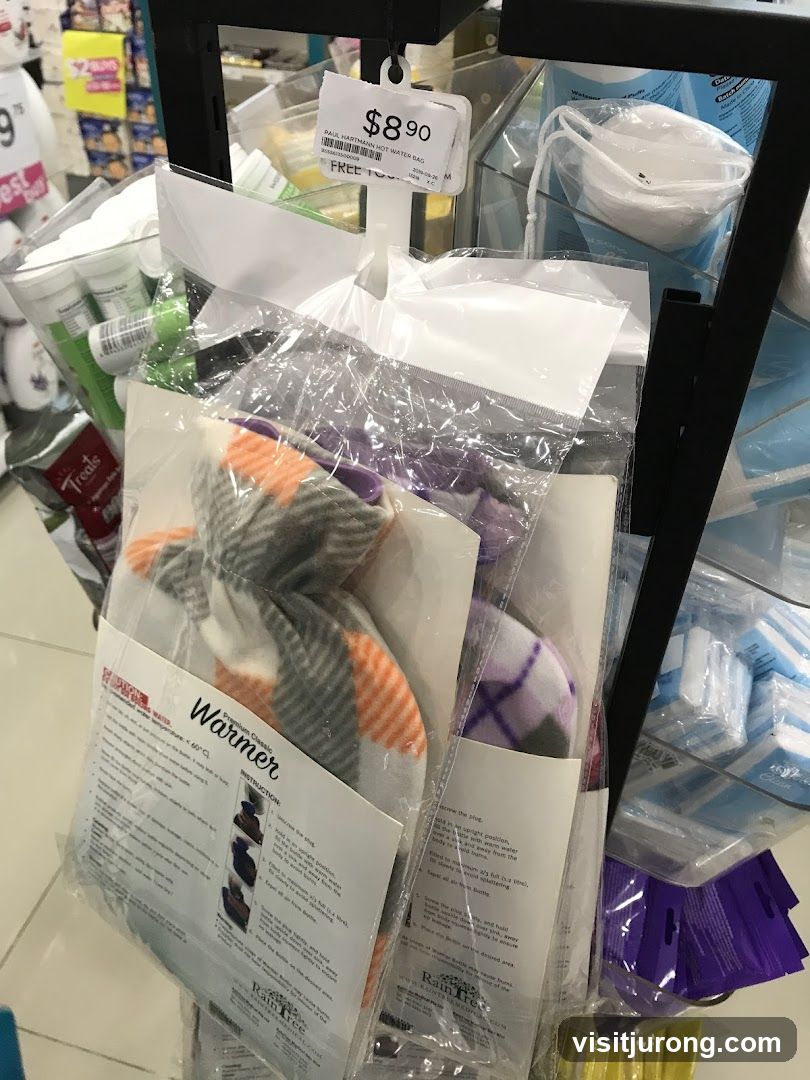 Hot Water Bag Display