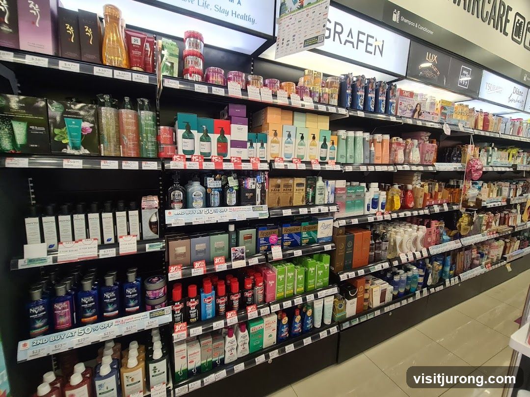 Health and Beauty Products Aisle