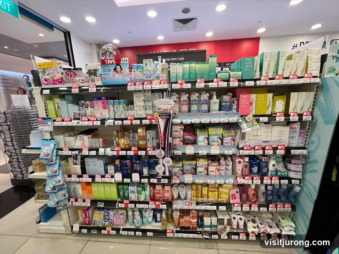 Skincare Products Display