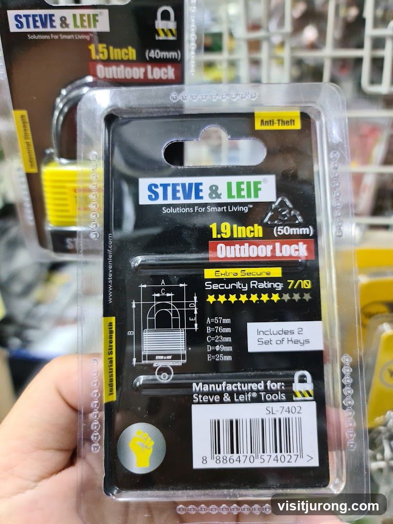 Steve & Leif Outdoor Lock Packaging
