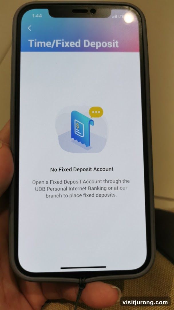 Time/Fixed Deposit Screen