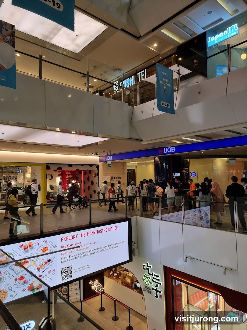 Mall Interior with Advertisements