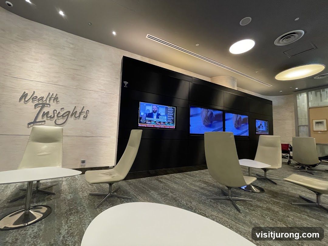 Waiting Area with Screens