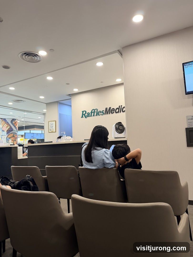 Raffles Medical Waiting Area