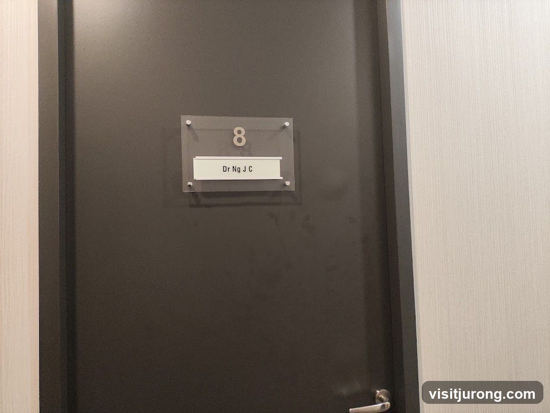 Door with Name Plate