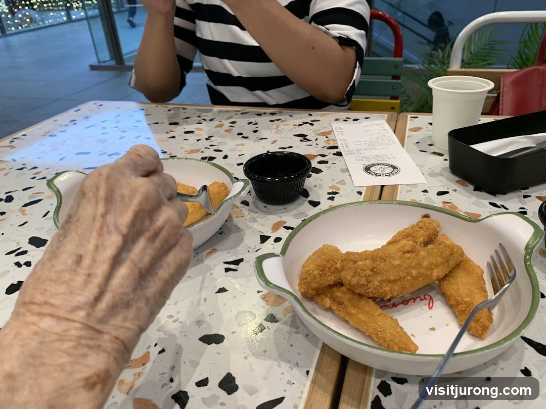 Fried Chicken Strips on a Table