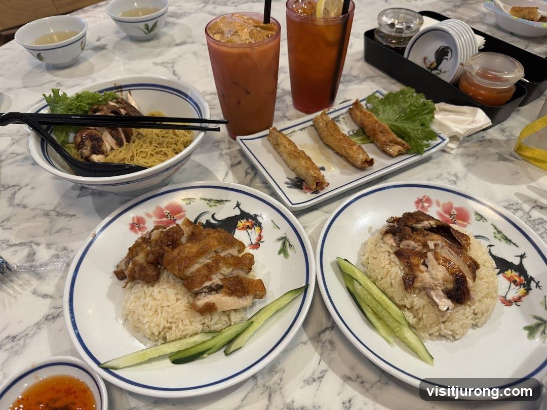 Chicken Rice and Noodles