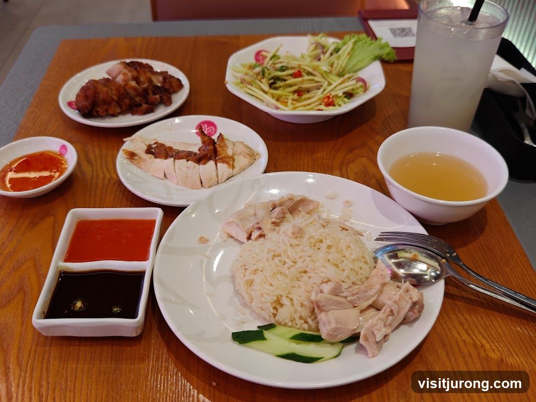 Hainanese Chicken Rice Meal