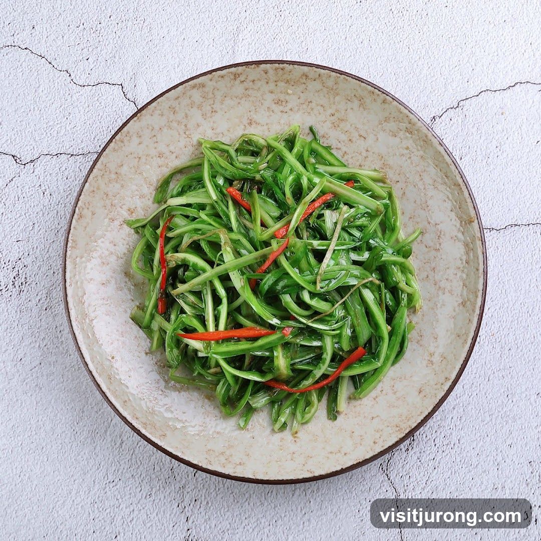Stir-fried Greens with Chili