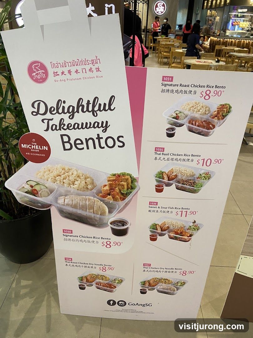 Takeaway Bentos Menu