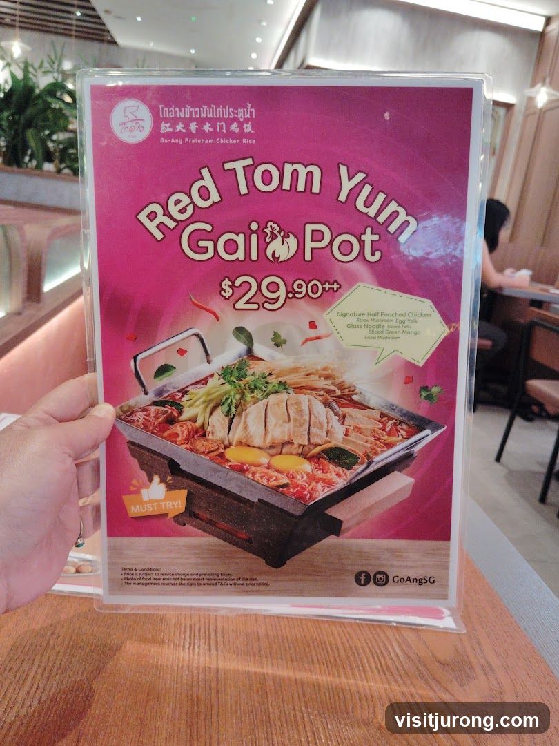 Red Tom Yum Gai Pot