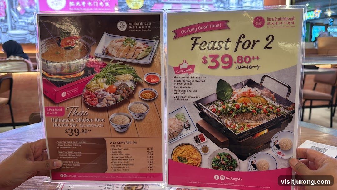 Thai Hainanese Chicken Rice Hot Pot Set