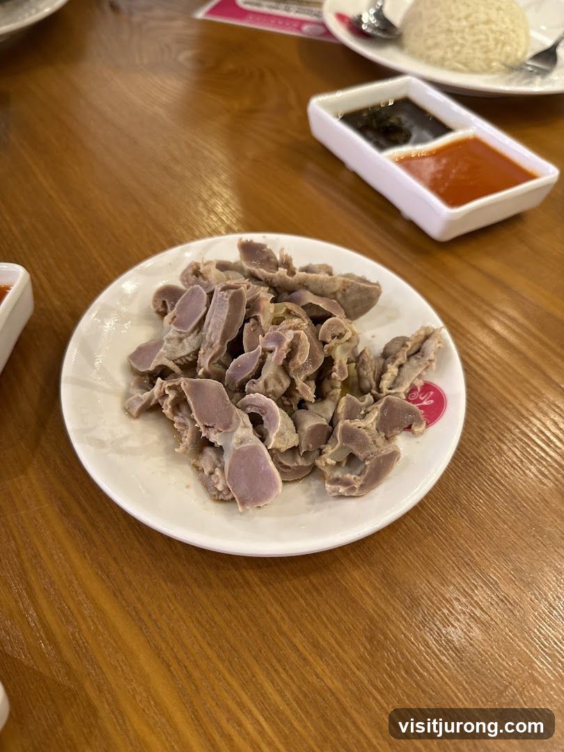 Plate of Cooked Gizzards