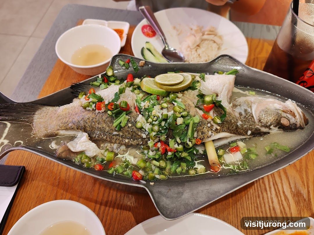 Steamed Fish with Lime and Chili