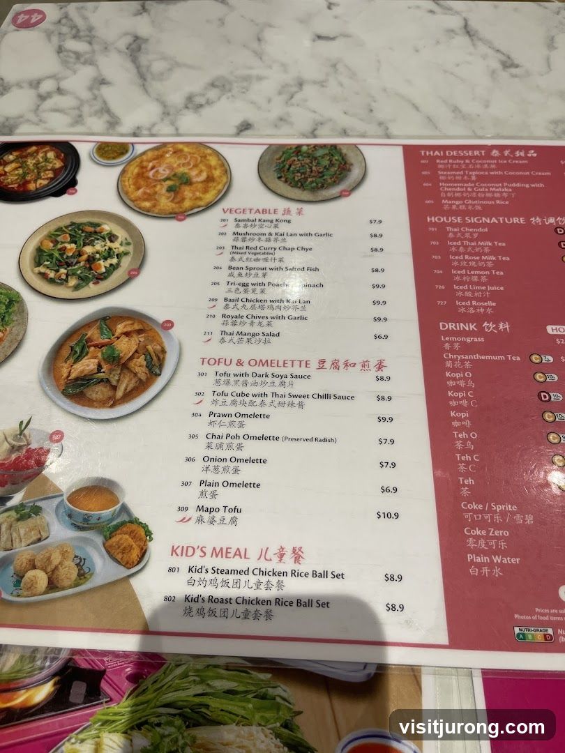 Thai Restaurant Menu