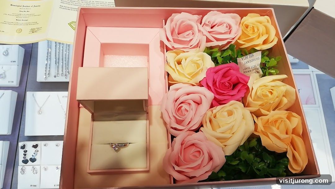 Jewelry Gift Box with Roses