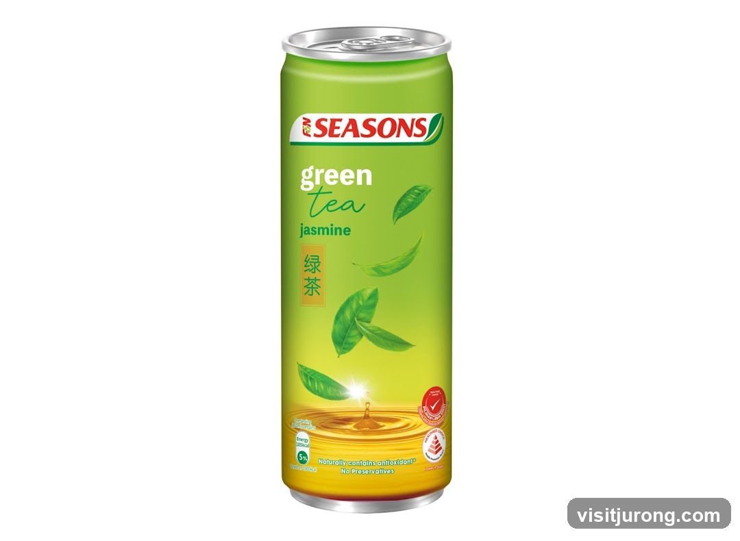 Seasons Green Tea Jasmine Can