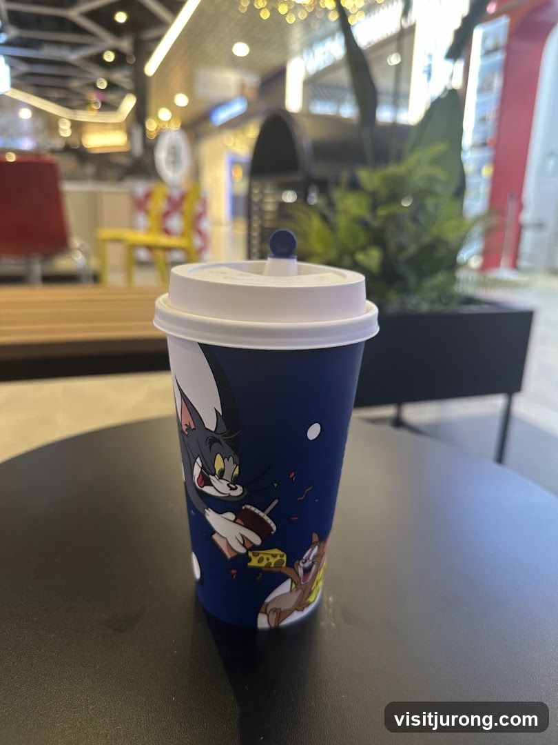 Tom and Jerry themed cup