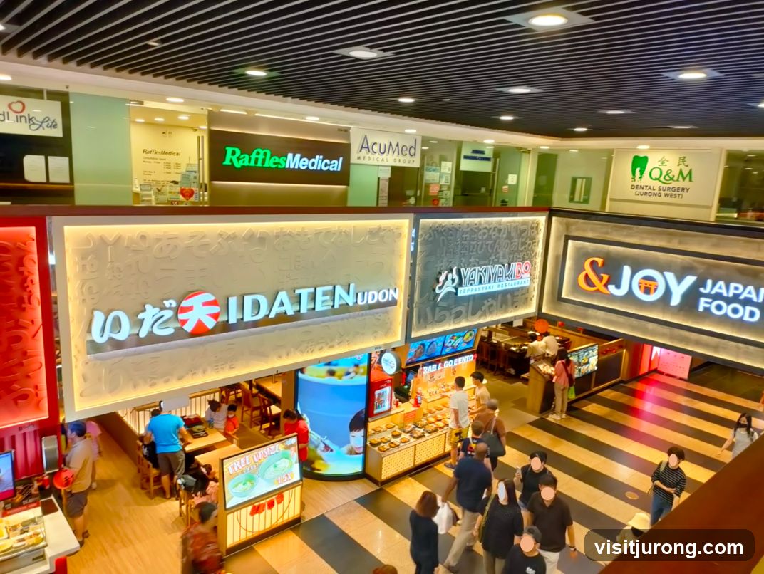 Food Court with Japanese Restaurants