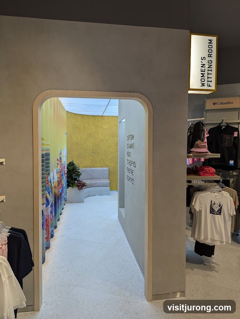 Fitting Room Entrance