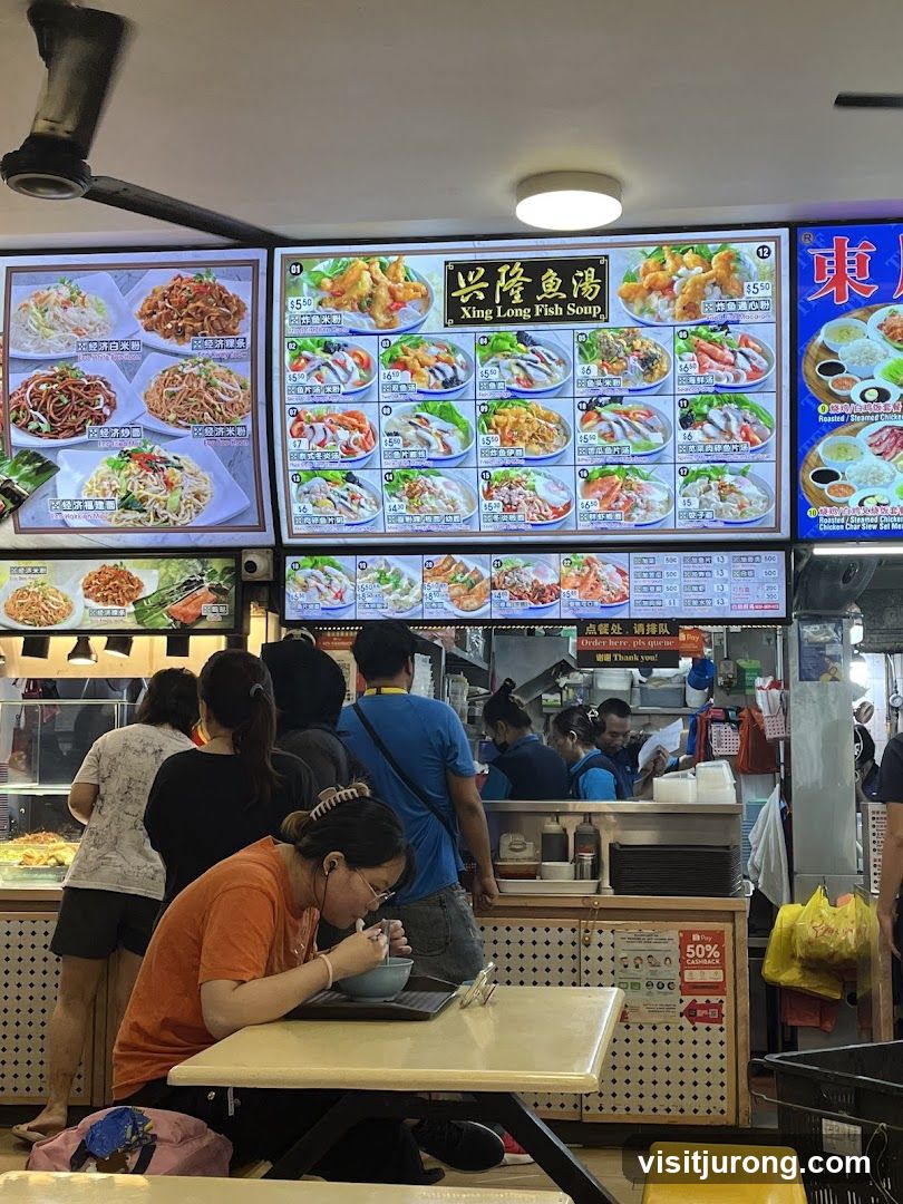Food Stall with Menu Displays