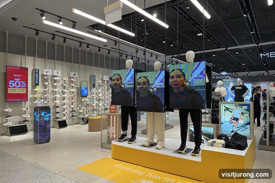 Athletic Shoe Store Interior