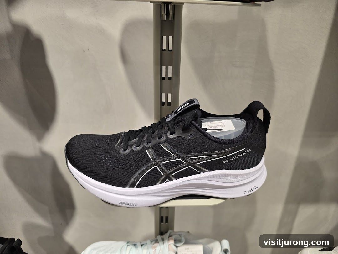 Black Asics Running Shoe
