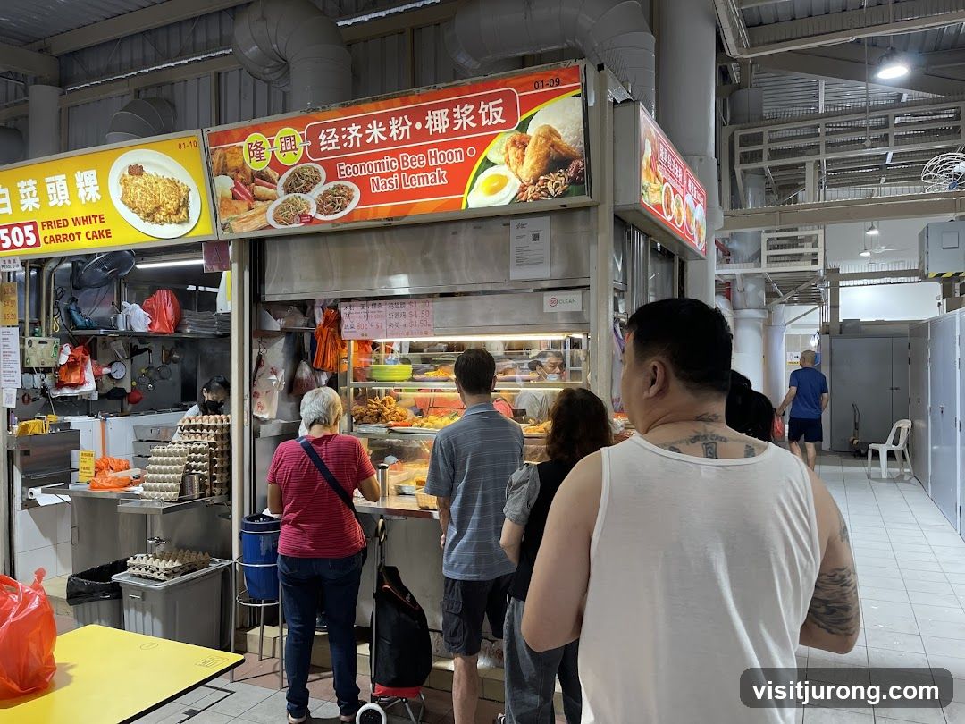 Food Stalls in a Market
