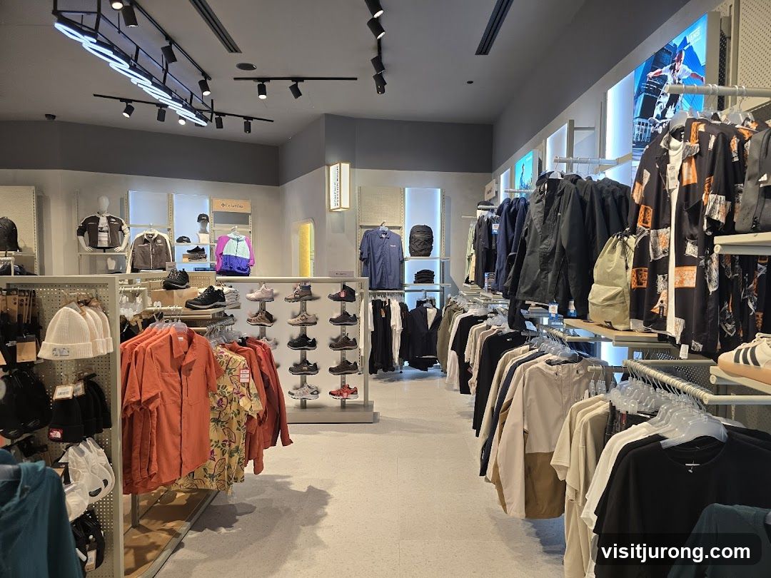 Clothing store interior