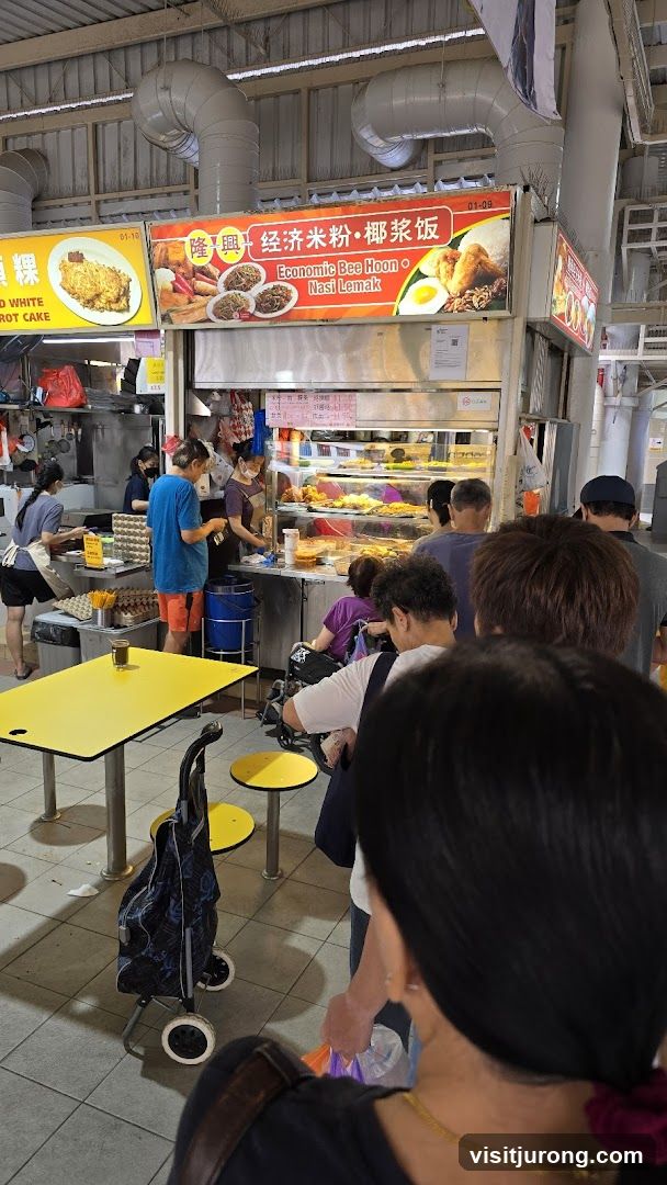 Food Stall with Customers