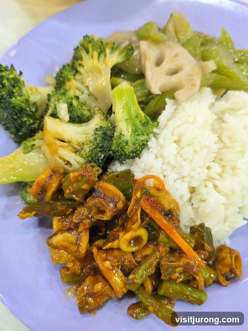 Stir-fried Squid with Vegetables and Rice