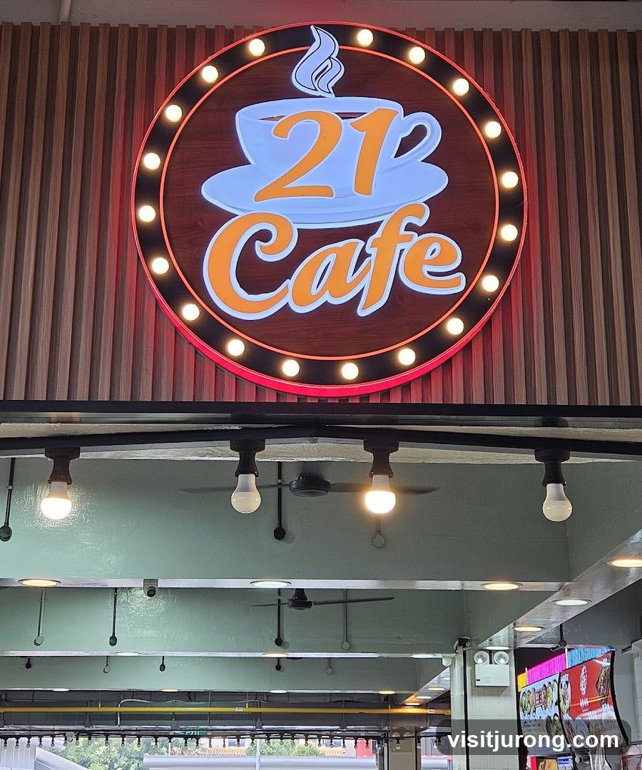 21 Cafe Sign